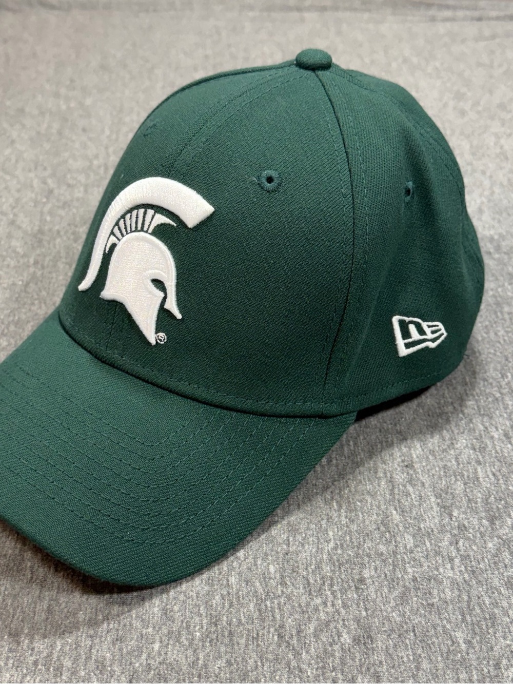New Era 39THIRTY Green Michigan State Spartans Fitted Hat M/L